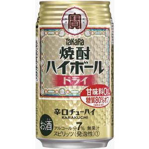 TaKaRa　（タカラ）　焼酎ハイボール　ドライ　350ml×24缶(1ケース)