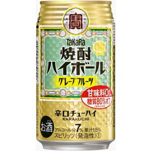 TaKaRa　（タカラ）　焼酎ハイボール　グレープフルーツ　350ml×24缶(1ケース)