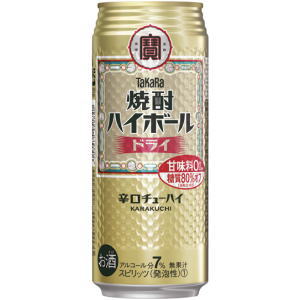 TaKaRa　（タカラ）　焼酎ハイボール　ドライ　500ml×24缶(1ケース)