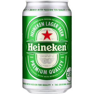 Heineken　ハイネケン　キリンビールライセンス生産（国産）　350ml×24缶（１ケース）