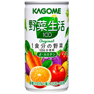 KAGOME　カゴメ　野菜生活１００　オリジナル　190g×30本（1ケース）