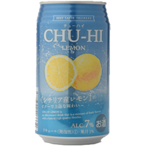 ベストテイスト　缶チューハイ　レモン　シチリア産果汁使用　350ml×24缶(1ケース)