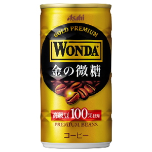 アサヒ飲料　WONDA　（ワンダ）　金の微糖　185g×30缶　(1ケース)