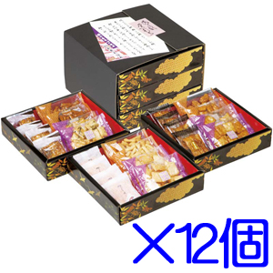竹新製菓　蒔絵箱　TK-15D　×12個セット