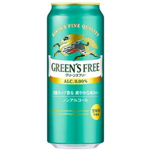 キリン　グリーンズフリー　500ml×24缶（１ケース）　【ノンアルコール・ビールテイスト飲料】