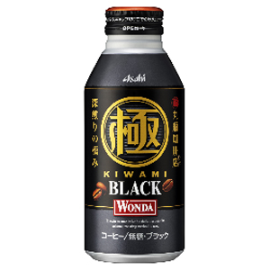 アサヒ飲料　ワンダ　極　ブラック　400g×24缶（1ケース）　ボトル缶