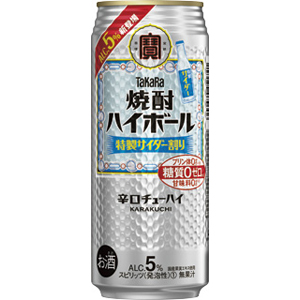TaKaRa　（タカラ）　焼酎ハイボール　5%　特製サイダー割り　500ml×24缶(1ケース)