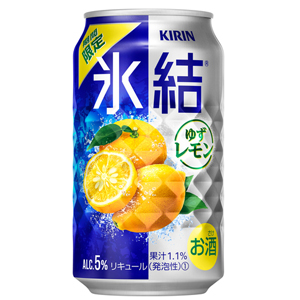 【限定】キリン　氷結　ゆずレモン　350ml　【バラ1缶】